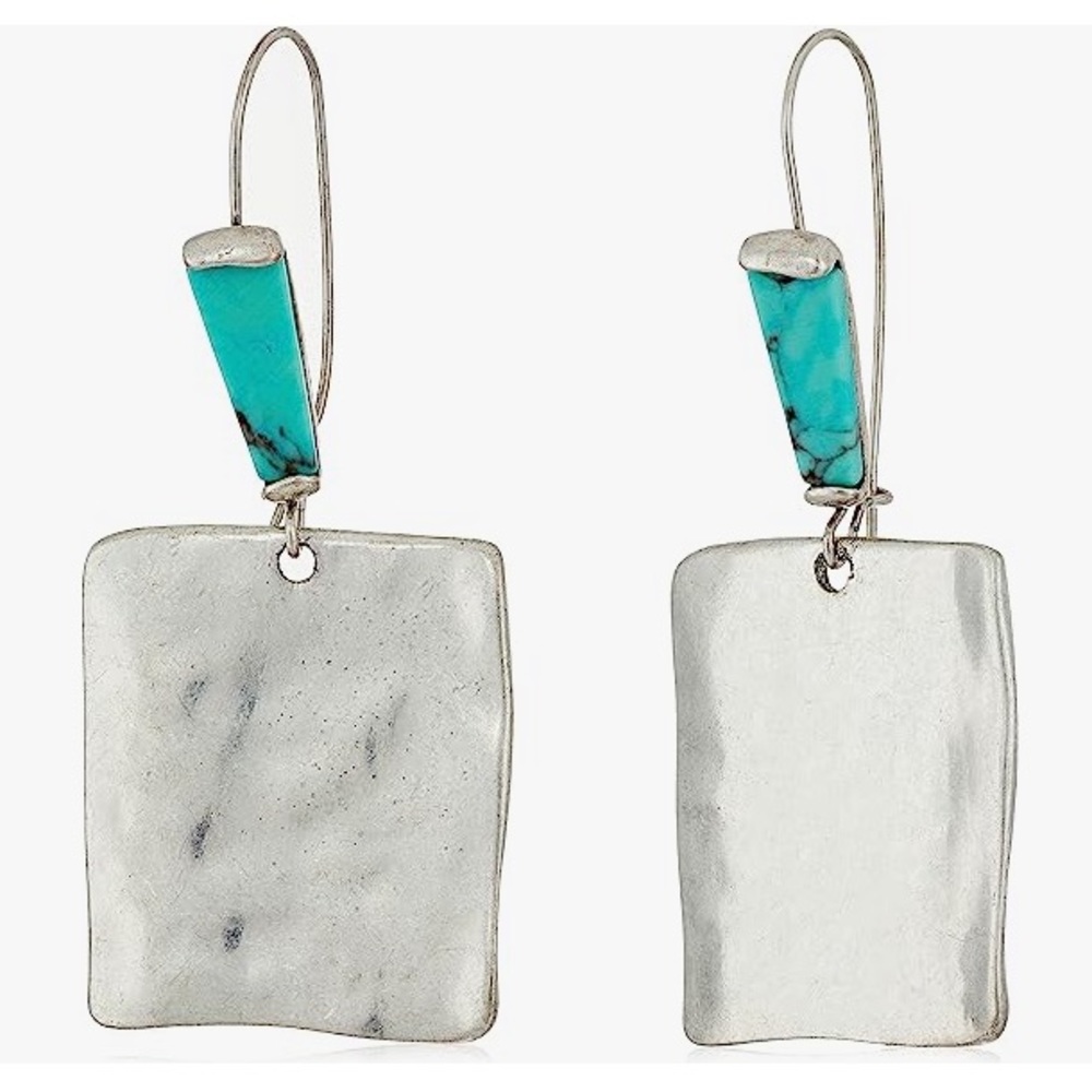 BRAND NEW Robert Lee Morris Turquoise Drop Earrings